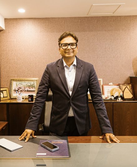Nirmal Bansal at the iVentures Capital office